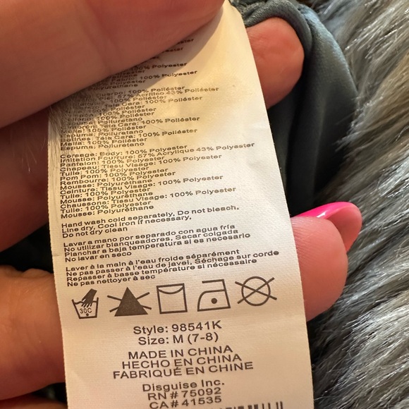 Disney Christof Frozen boys  Kids Viking Costume with Gray and Blue Accents - Picture 6 of 6